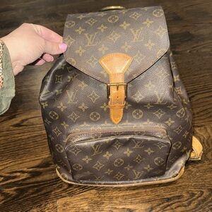 Louis Vuitton LV Monogram Montsouris MM Vintage